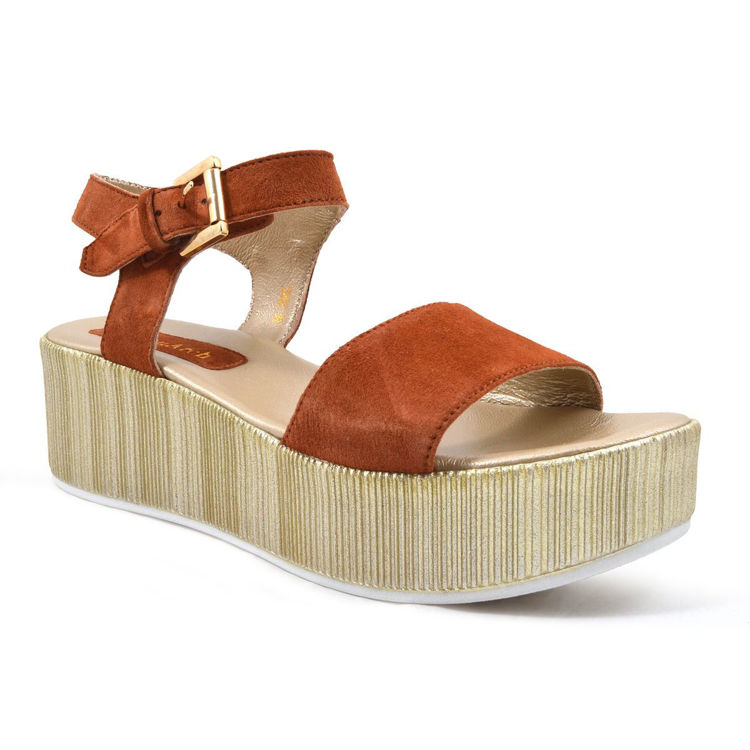 Εικόνα για Γυναικεία Αερόσολα Flat-forms Mylonas Comfort Shoes 100% Δέρμα