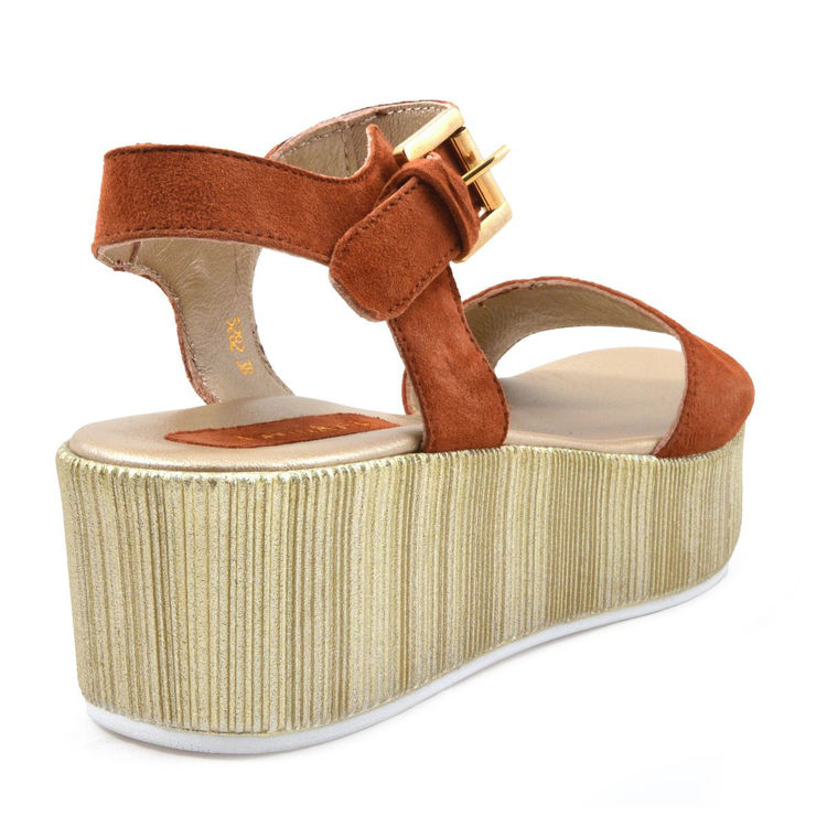 Εικόνα για Γυναικεία Αερόσολα Flat-forms Mylonas Comfort Shoes 100% Δέρμα