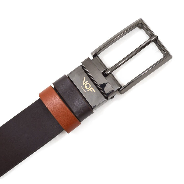 Εικόνα για Ανδρική Ζώνη Διπλής Όψης 100% Δέρμα