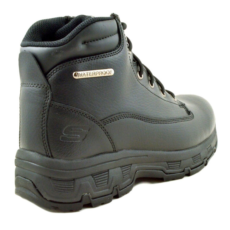 Εικόνα για Ανδρικά Αδιάβροχα Αερόσολα Μποτάκια Εργασίσας SKECHERS 100% Δέρμα