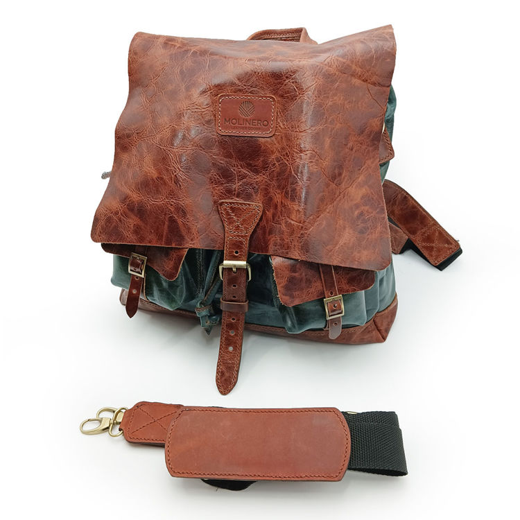 Εικόνα για Backpack Messenger Molinero 100% Δέρμα