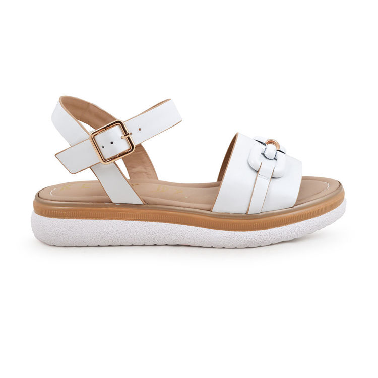 Εικόνα για Γυναικείες Δερμάτινες Αερόσολες Flatforms 100% Δέρμα