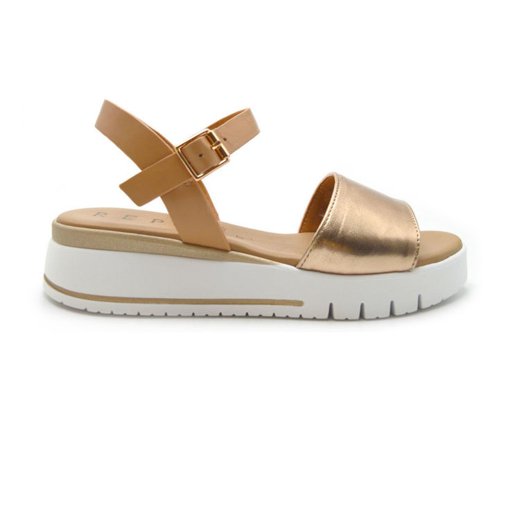 Εικόνα για Γυναικεία Αερόσολα Flatforms 100% Δέρμα