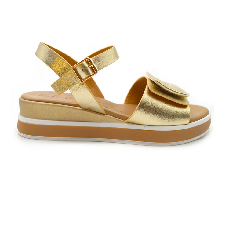 Εικόνα για Γυναικεία Αερόσολα Flatforms 100% Δέρμα