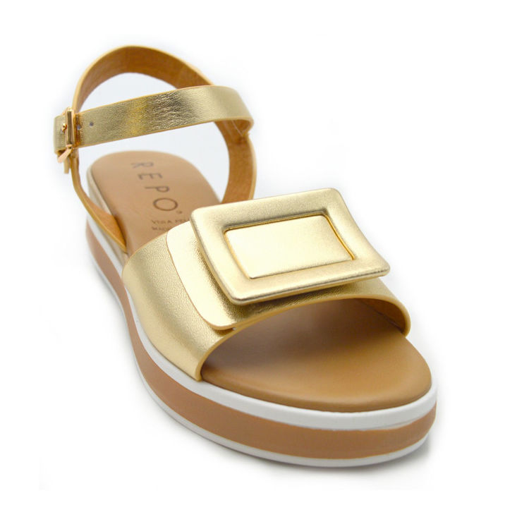 Εικόνα για Γυναικεία Αερόσολα Flatforms 100% Δέρμα