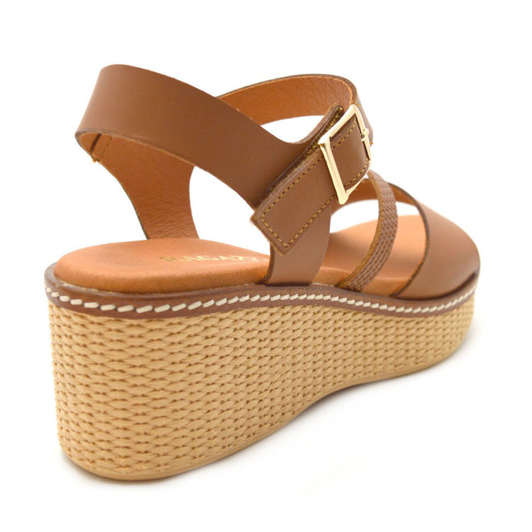 Εικόνα για Γυναικεία flatform RAGAZZA 100% Δέρμα