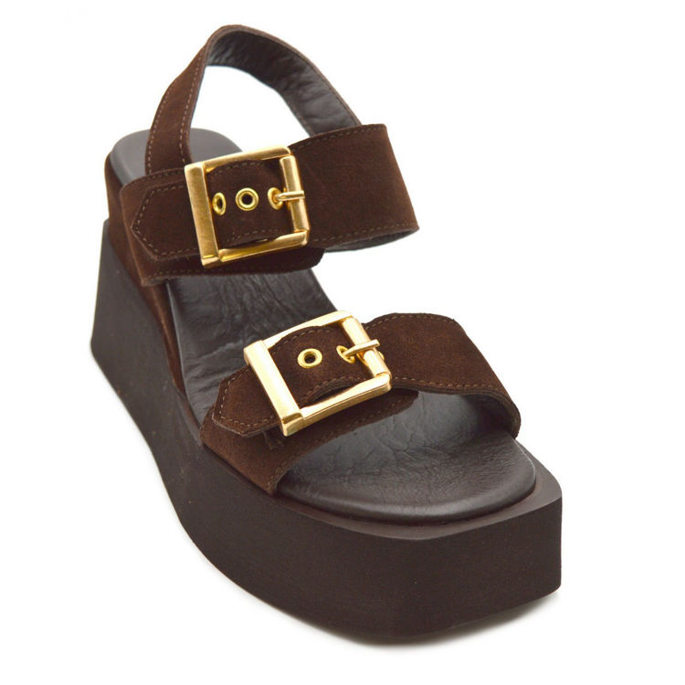 Εικόνα για Γυναικείες Αερόσολες Πλατφόρμες Πέδιλα 100% Δέρμα