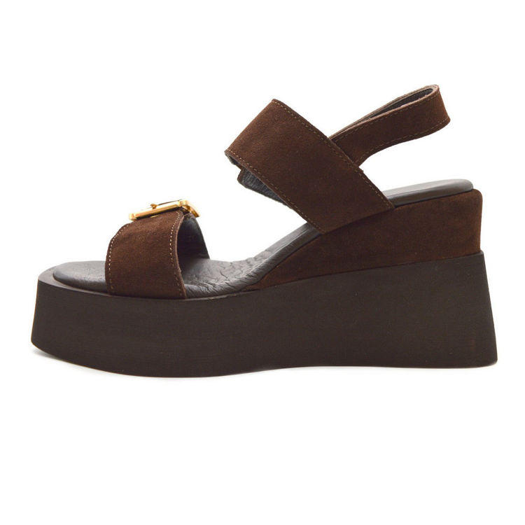 Εικόνα για Γυναικείες Αερόσολες Πλατφόρμες Πέδιλα 100% Δέρμα