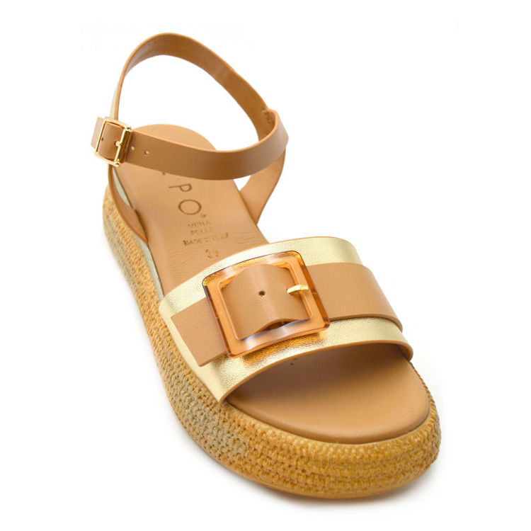 Εικόνα για Γυναικεία Αερόσολα Flatforms 100% Δέρμα